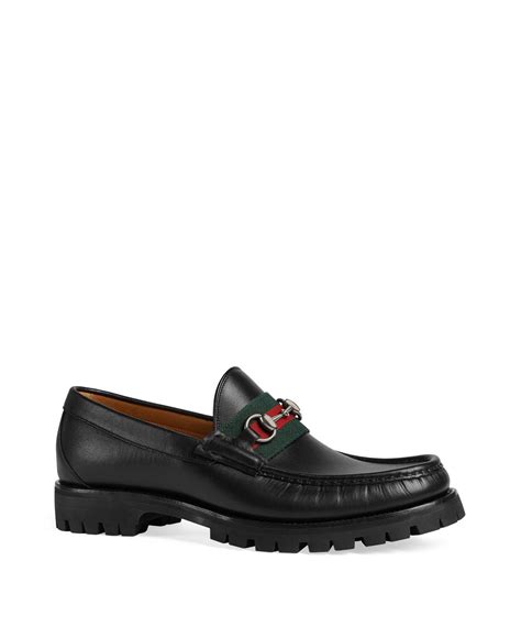 gucci loafers with jeans lug sole mens|Gucci lug sole loafer review.